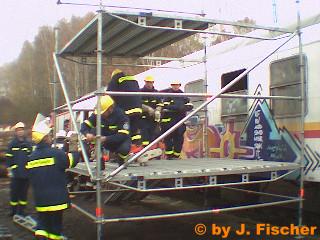 Arbeitsb&uuml;hne bei Bahnunf&auml;llen