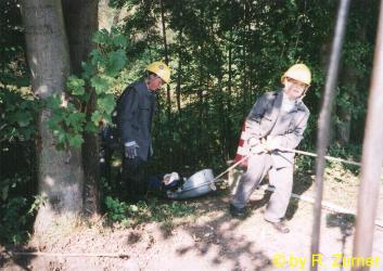 Bergen mit der Bergeschleppe